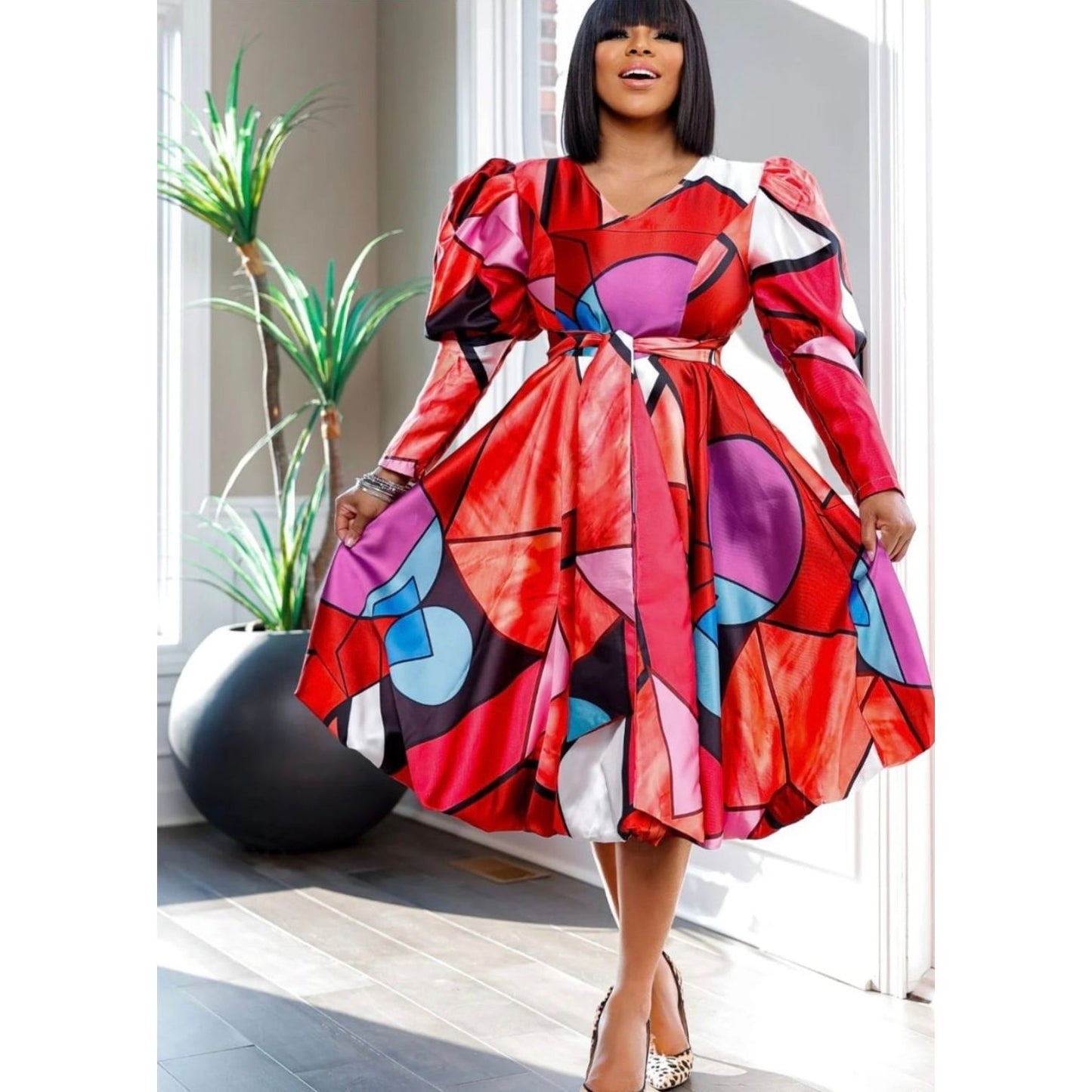 Lizzy Abstract Dress