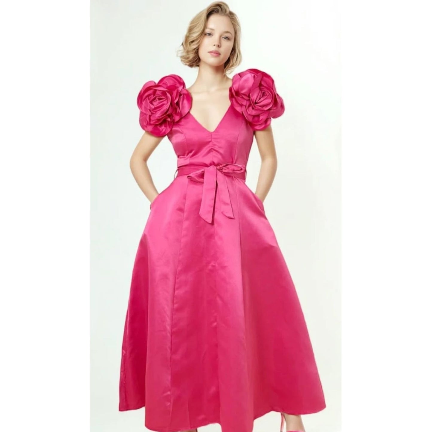 Risen Fushia Dress