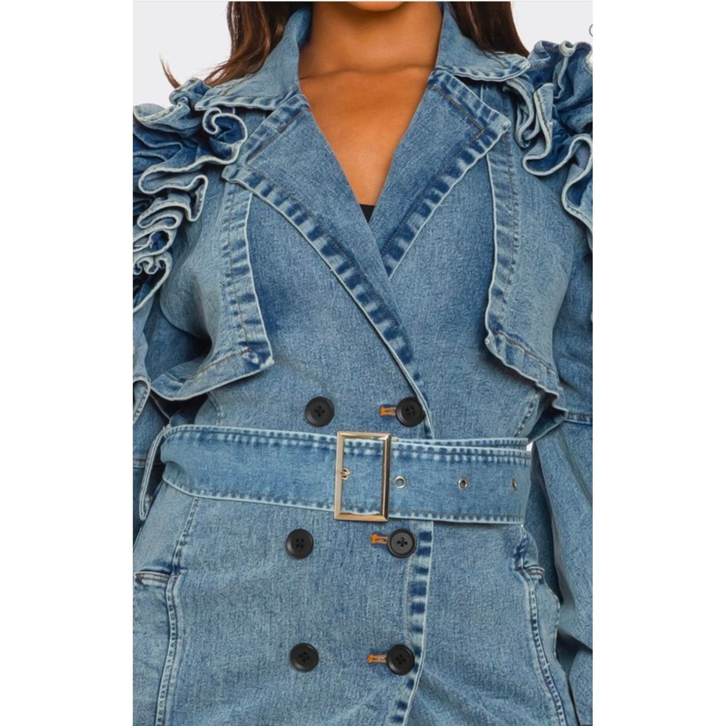 Daisy Denim Coat
