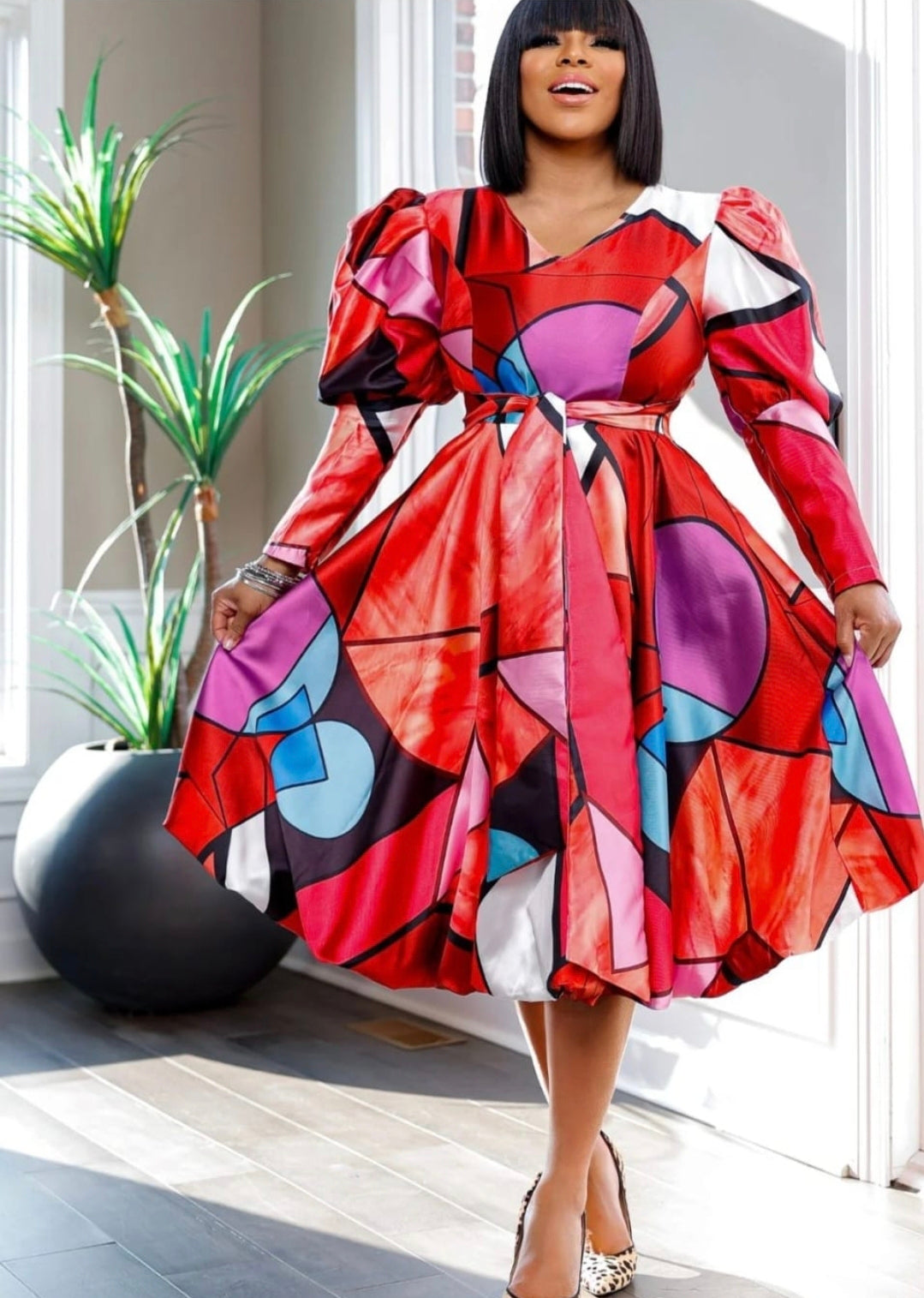 Lizzy Abstract Dress