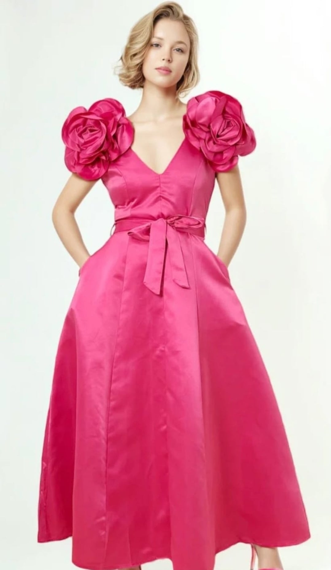 Risen Fushia Dress