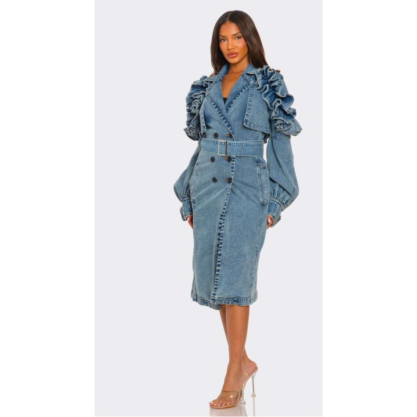 Daisy Denim Coat