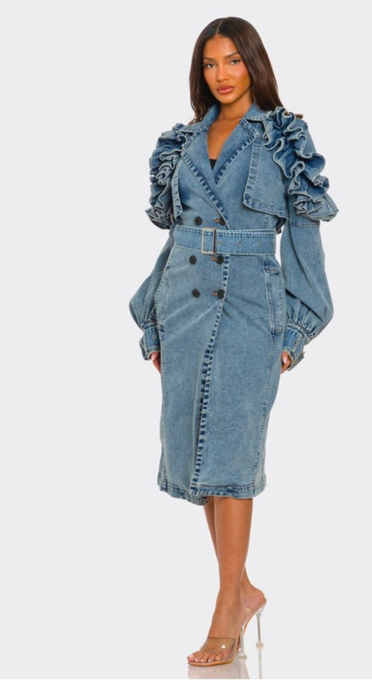 Daisy Denim Coat